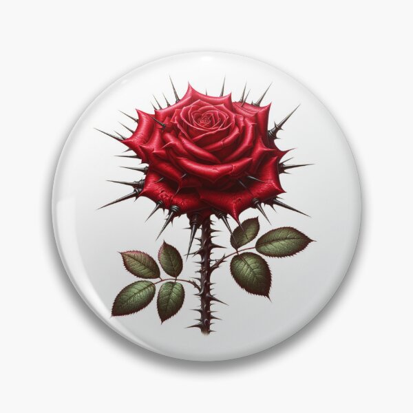 Item preview, red rose with thorns designed and sold by Kinia1982.