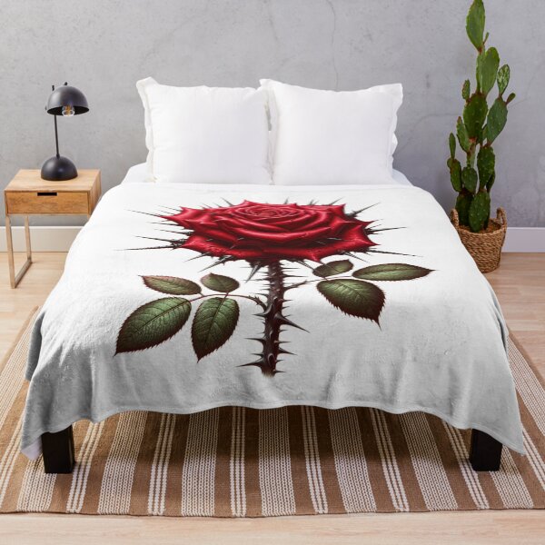 Item preview, red rose with thorns designed and sold by Kinia1982.