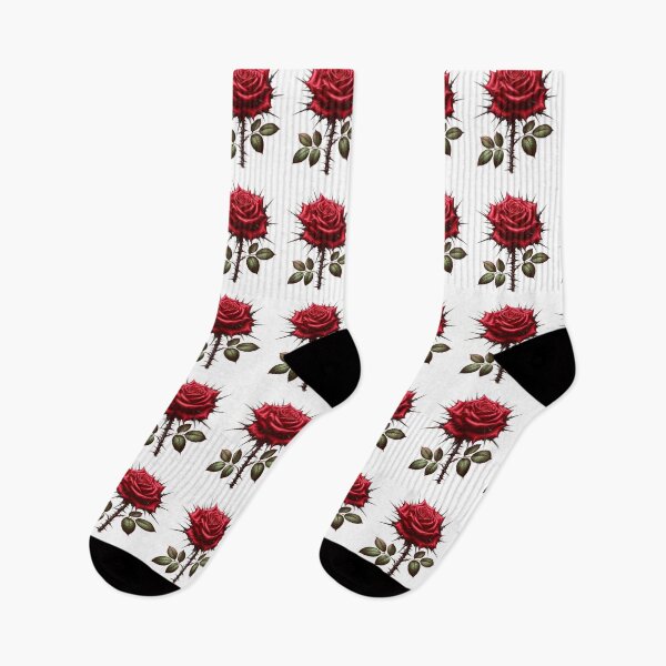 Item preview, red rose with thorns designed and sold by Kinia1982.