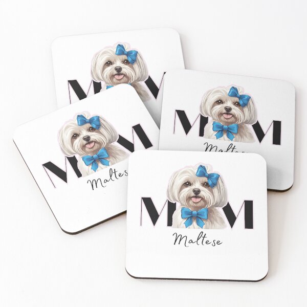 Item preview, Minimalistic aesthetic Mom of Maltese Dog  designed and sold by GoodyPaws.