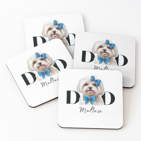 Item preview,  Minimalistic aesthetic Dad of Maltese Dog  designed and sold by GoodyPaws.