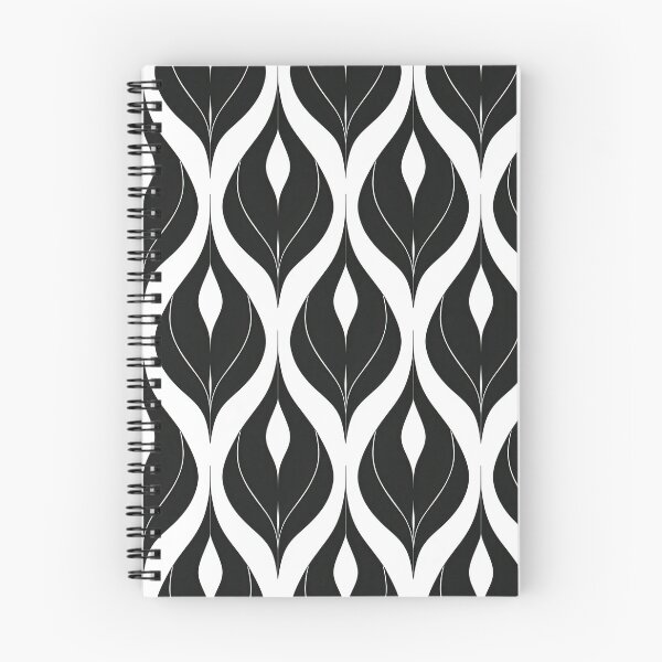 Item preview, Elegant Black and White Retro Pattern designed and sold by ImagineCorner.