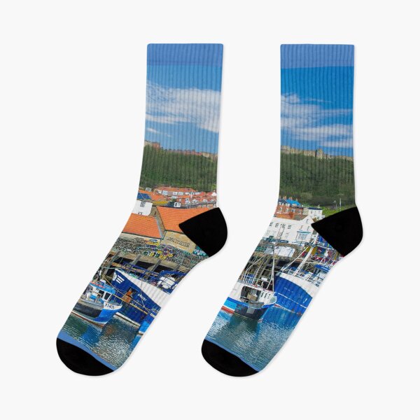 Item preview, Scarborough Harbour and Castle designed and sold by Alisonchambers2.