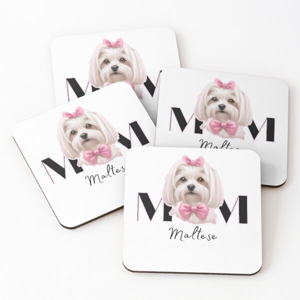 Item preview, Minimalistic aesthetic Mom of Maltese Dog  designed and sold by GoodyPaws.