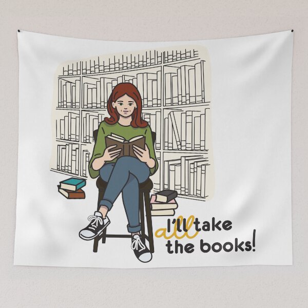 Item preview, I'll take all the books! designed and sold by abramichellemorris.