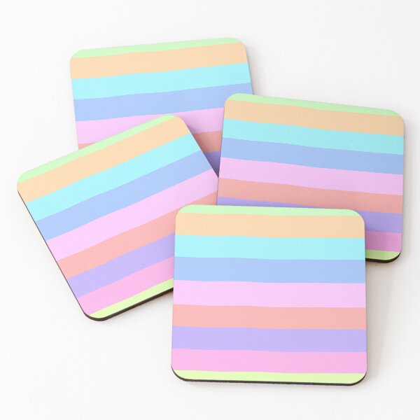 Item preview, Pastel Layered Waves Pattern  designed and sold by LMStudioDesigns.
