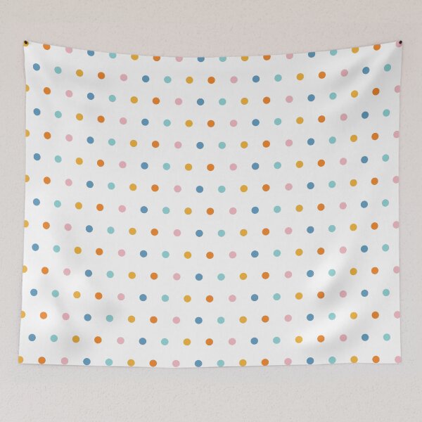 Item preview, Cute summer ice cream colors polka dots pattern designed and sold by Lala and Jull.