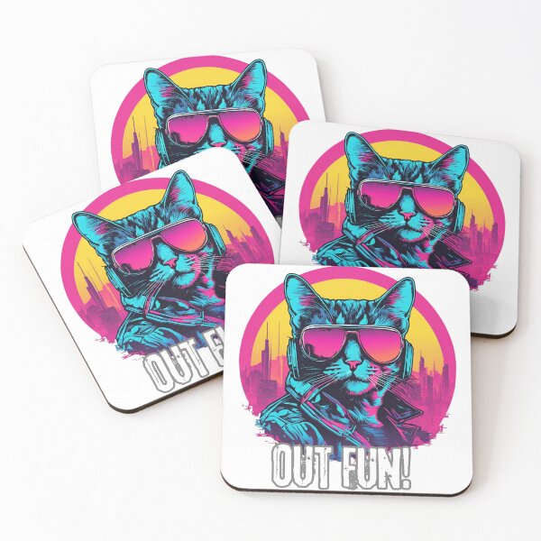 Item preview, Handsome Cat Pattern  designed and sold by Playful Strokes pom@pom.
