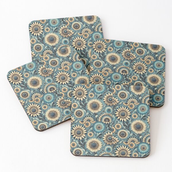 Item preview, Sunflowers in retro style designed and sold by RetroNibylander.