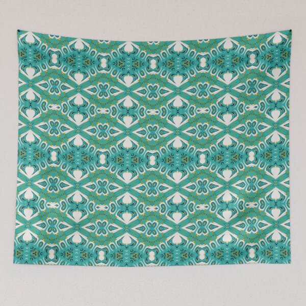 Item preview, Teal Appeal 5 Surface Pattern Artist Jenny Meehan  designed and sold by Jenny Meehan Art Prints and Patterns  .
