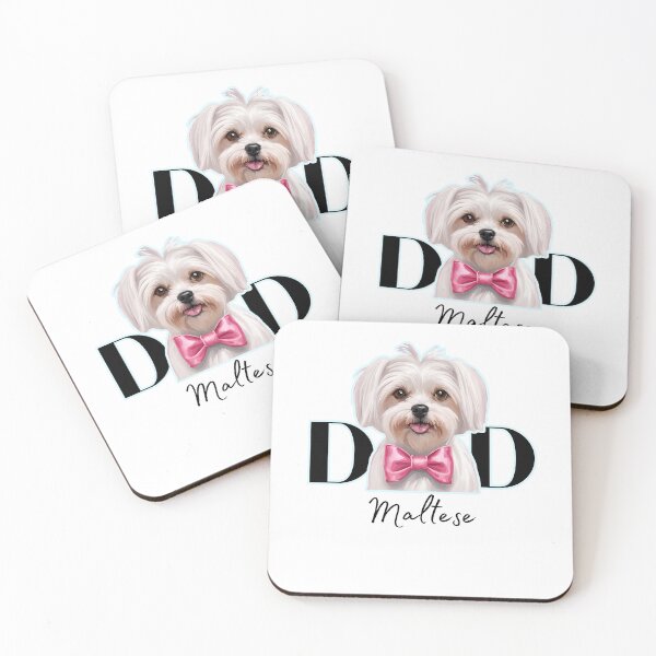 Item preview, Minimalistic aesthetic Dad of Maltese Dog  designed and sold by GoodyPaws.