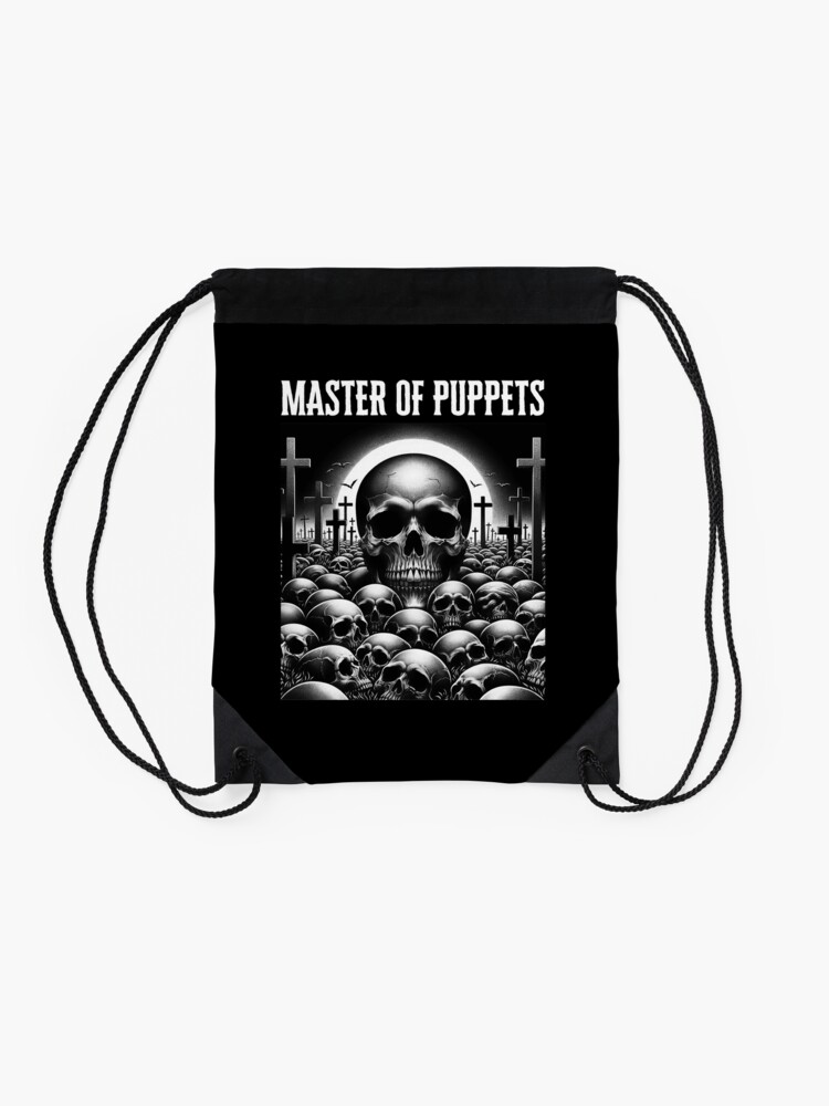 Thumbnail 2 of 3, Drawstring Bag, Master Of Puppets designed and sold by hellofanverse.