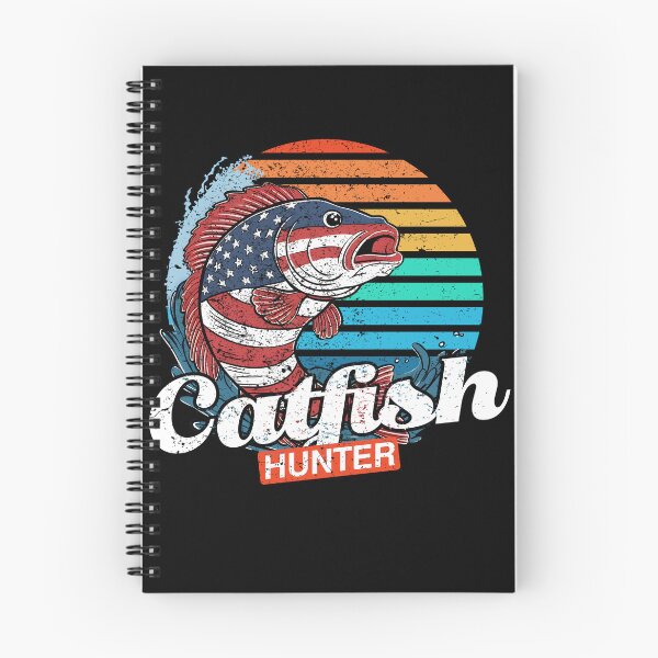 Item preview, Catfish Hunter American Flag Vintage Retro Sunset designed and sold by ShreefelDesigns.