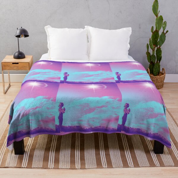 Item preview, Nighttime Yogi on Mountain Top Digital Art with Crescent Moon designed and sold by angelyara.