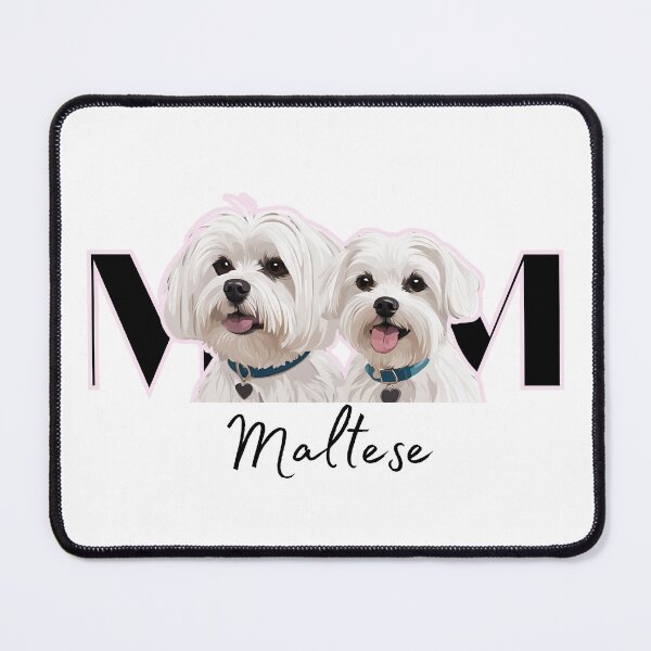 Item preview, Minimalistic aesthetic Mom of two Maltese Dog designed and sold by GoodyPaws.