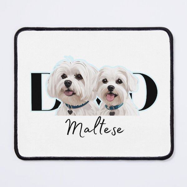 Item preview, Minimalistic aesthetic Dad of two Maltese Dog designed and sold by GoodyPaws.