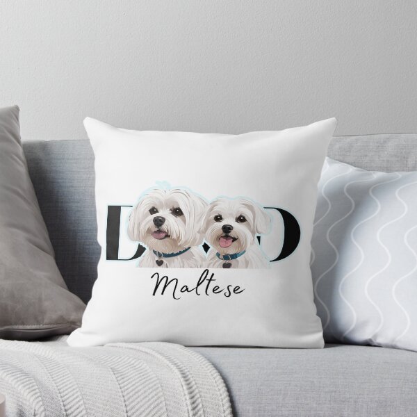 Item preview, Minimalistic aesthetic Dad of two Maltese Dog  designed and sold by GoodyPaws.