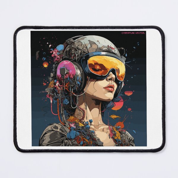 Item preview, Cyberpunk Robot Beautiful Woman Vector 12 designed and sold by IBTees.
