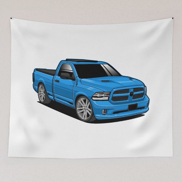 Item preview, Ram 1500 Pickup Blue designed and sold by vektoranda.