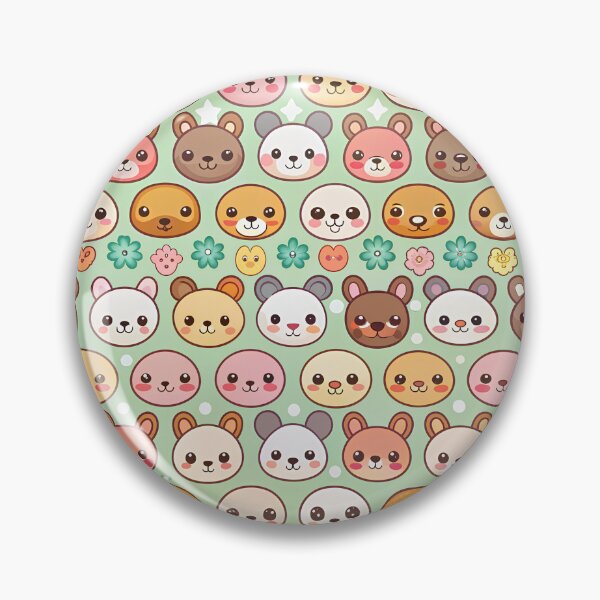 Item preview, Cute Baby Animal Faces Pattern designed and sold by Itsheartshop.