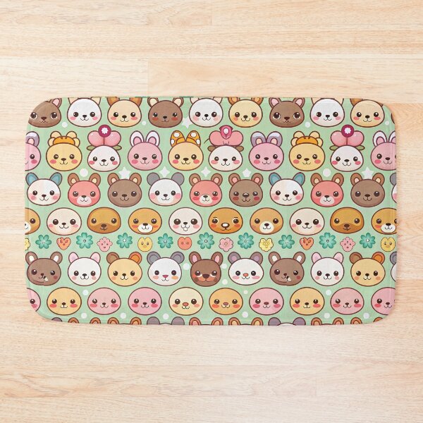 Item preview, Cute Baby Animal Faces Pattern designed and sold by Itsheartshop.