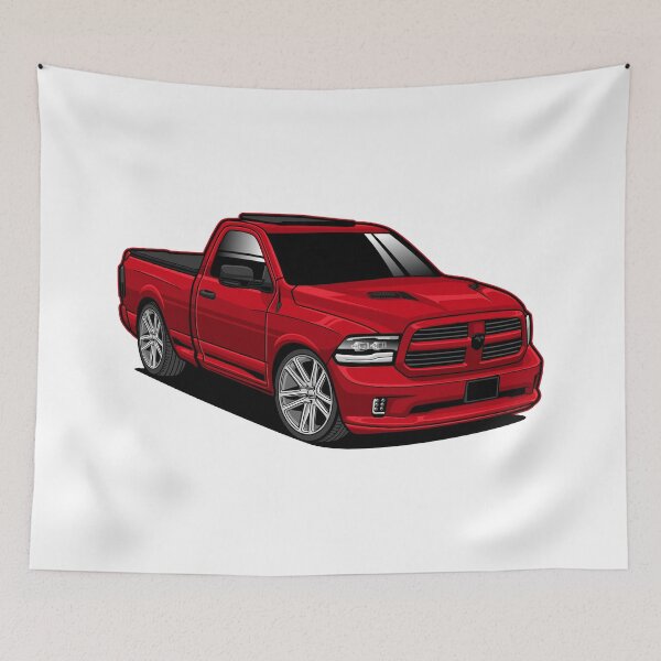 Item preview, Ram 1500 Pickup Red designed and sold by vektoranda.