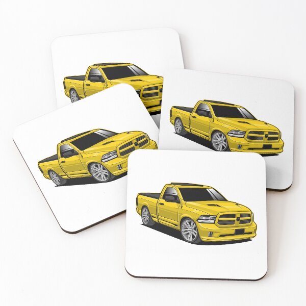 Item preview, Ram 1500 Pickup Yellow designed and sold by vektoranda.