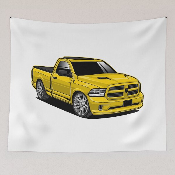 Item preview, Ram 1500 Pickup Yellow designed and sold by vektoranda.