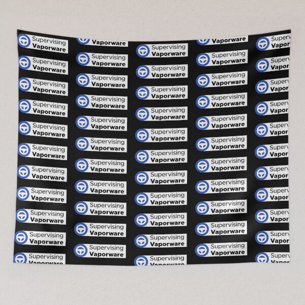 Item preview, Supervising Vaporware (light mode magnet) designed and sold by DaddiestAnalyst.