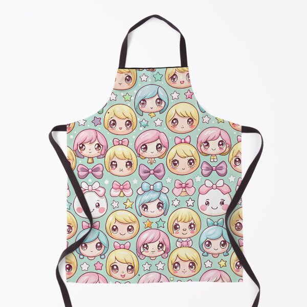 Item preview, Kawaii Anime Chibbi Pattern designed and sold by Itsheartshop.