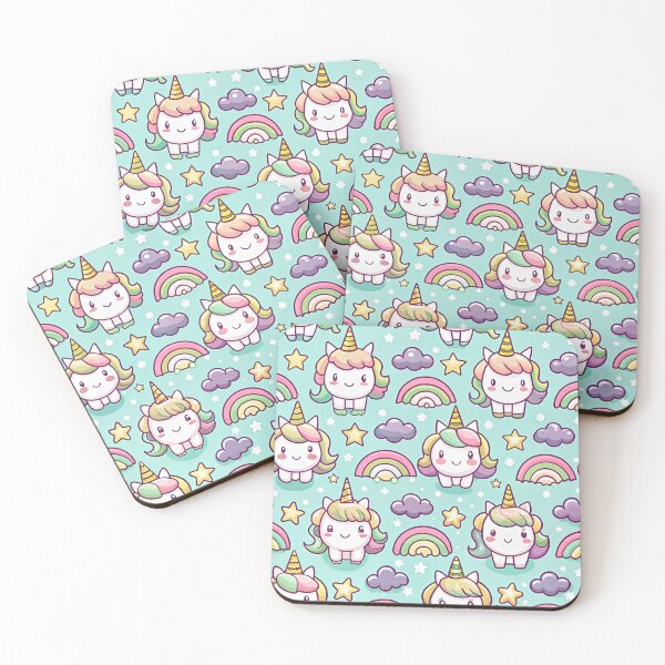 Item preview, Cute Unicorns Pattern designed and sold by Itsheartshop.