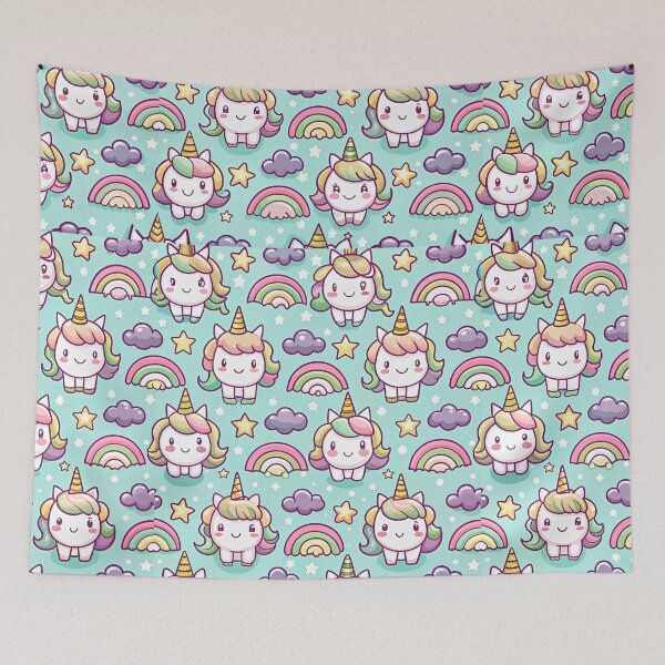 Item preview, Cute Unicorns Pattern designed and sold by Itsheartshop.