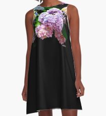 Hydrangea Gardens A-Line Dress