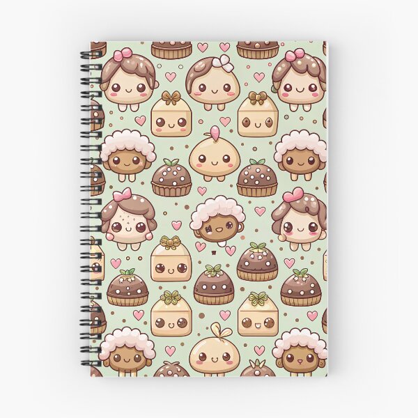 Item preview, Cute Chocolate Faces Pattern designed and sold by Itsheartshop.