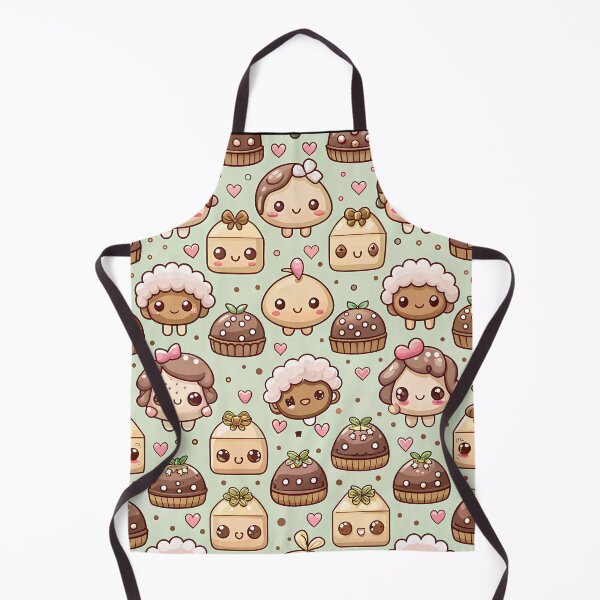 Item preview, Cute Chocolate Faces Pattern designed and sold by Itsheartshop.