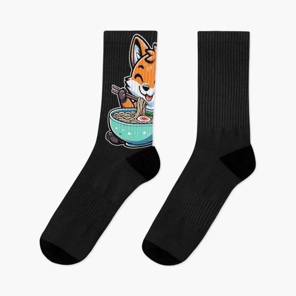 Item preview, Fox Eating Ramen designed and sold by Expressiveess1.