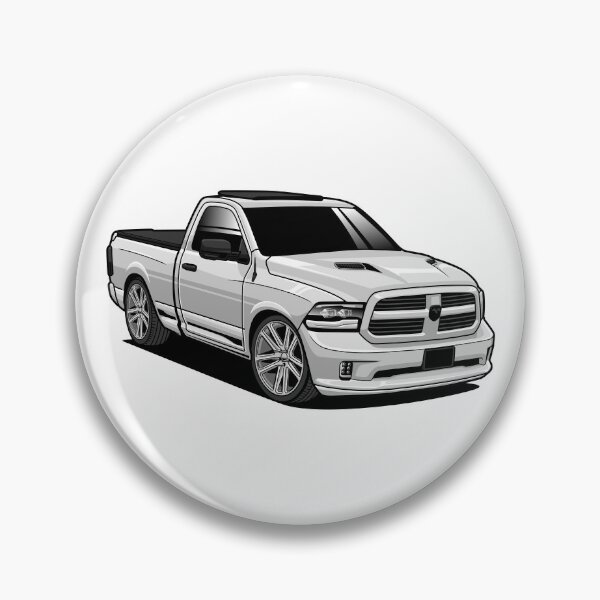 Item preview, Ram 1500 Pickup White designed and sold by vektoranda.