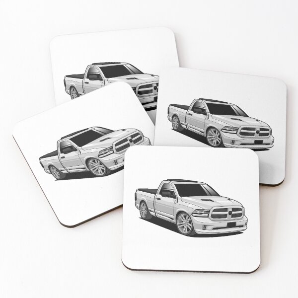 Item preview, Ram 1500 Pickup White designed and sold by vektoranda.