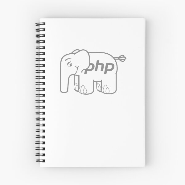 Item preview, PHP Language ElePHPant (White) Logo T-Shirt designed and sold by Rainwater Merch.