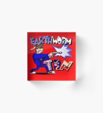 Earthworm Ten Acrylic Block