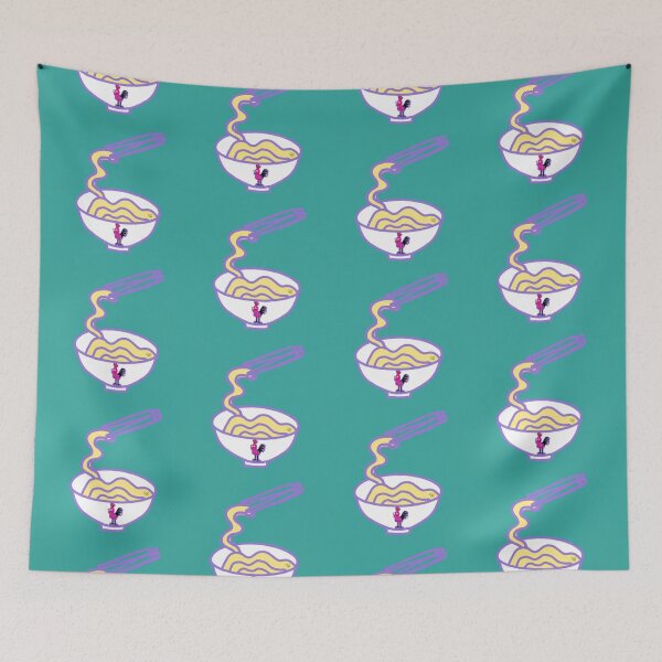 Item preview, LaMaisonOfMY A SINGAPOREAN TEE MEE POK NOODLES COLLECTION NO.2 GREEN designed and sold by LaMaisonOfMY.