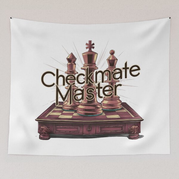 Item preview, Checkmate Master Elegant Chess Art designed and sold by behnay.