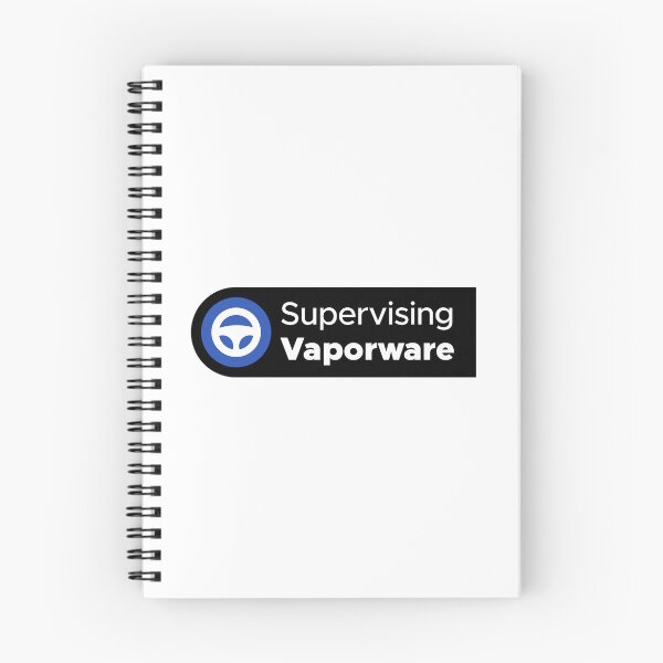 Item preview, Supervising Vaporware (dark mode magnet) designed and sold by DaddiestAnalyst.
