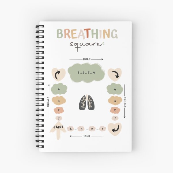 Item preview, Square breathing design, Mental health tool, mindfulness, CBT  designed and sold by ikinotesdebea.