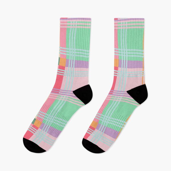 Item preview, Tartan, Multi-colored check, pink, lilac, green designed and sold by Alex  Blud.
