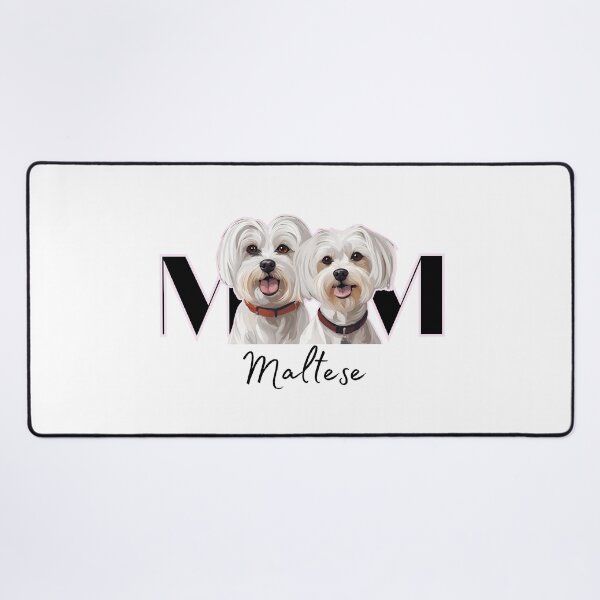 Item preview, Minimalistic aesthetic Mom of two Maltese Dog designed and sold by GoodyPaws.