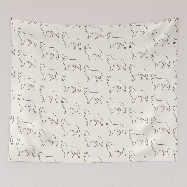 Item preview, White Swiss Shepherd drawing  designed and sold by Artofmayara.