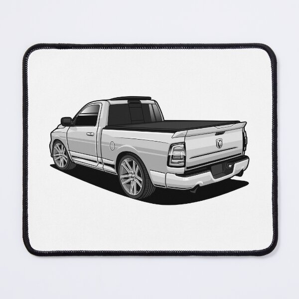 Item preview, Ram 1500 Pickup White designed and sold by vektoranda.