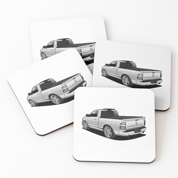Item preview, Ram 1500 Pickup White designed and sold by vektoranda.