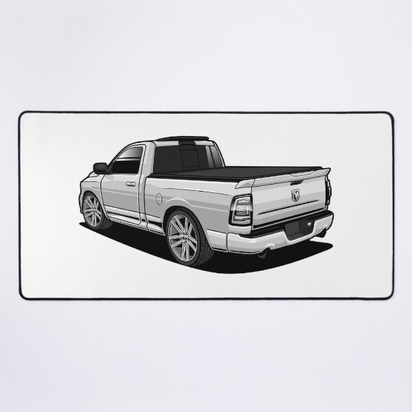Item preview, Ram 1500 Pickup White designed and sold by vektoranda.